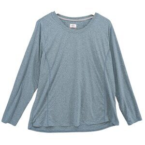 Ridgecut Toughwear Athletic Tee Womens Teal Long Sleeve Wicking T Shirt Size XL